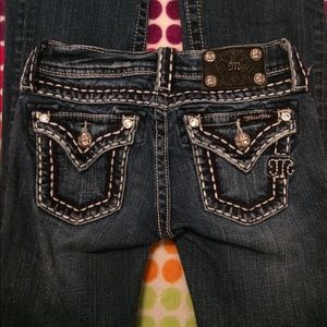 Girls Miss Me bootcut jeans